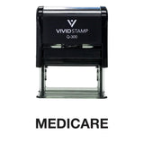 Medicare Self Inking Rubber Stamp