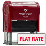 Flat Rate Self-Inking Office Rubber Stamp