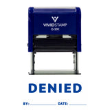 DENIED By Date Self Inking Rubber Stamp