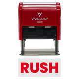 RUSH Self-Inking Office Rubber Stamp