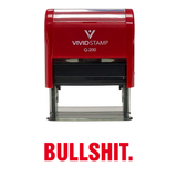 BULLSHIT. Self Inking Rubber Stamp