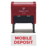 MOBILE DEPOSIT Self-Inking Office Rubber Stamp