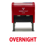 OVERNIGHT Self Inking Rubber Stamp