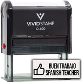 Buen Trabajo Spanish Teacher (Thumbs Up) Self Inking Rubber Stamp