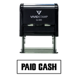 PAID CASH Self-Inking Office Rubber Stamp