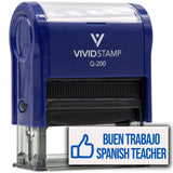 Buen Trabajo Spanish Teacher (Thumbs Up) Self Inking Rubber Stamp
