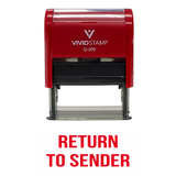 RETURN TO SENDER Classic Self Inking Rubber Stamp