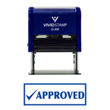 APPROVED w/Check Office Self-Inking Office Rubber Stamp