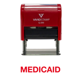 Medicaid Office Self Inking Rubber Stamp