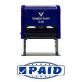 PAID Designer Office Self-Inking Office Rubber Stamp