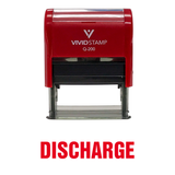 Discharge Self Inking Rubber Stamp