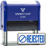 Rubber Stamp Rejected (Thumbs Down) Self-Inking Office
