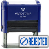 Rubber Stamp Rejected (Thumbs Down) Self-Inking Office