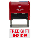 Free Gift Inside Self-Inking Office Rubber Stamp