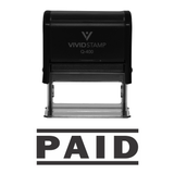 PAID Self Inking Rubber Stamp